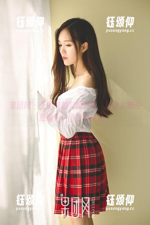果团网-王语纯 果团网 - 王语纯的制服写真,真让人想去应聘啦!图包看过来~